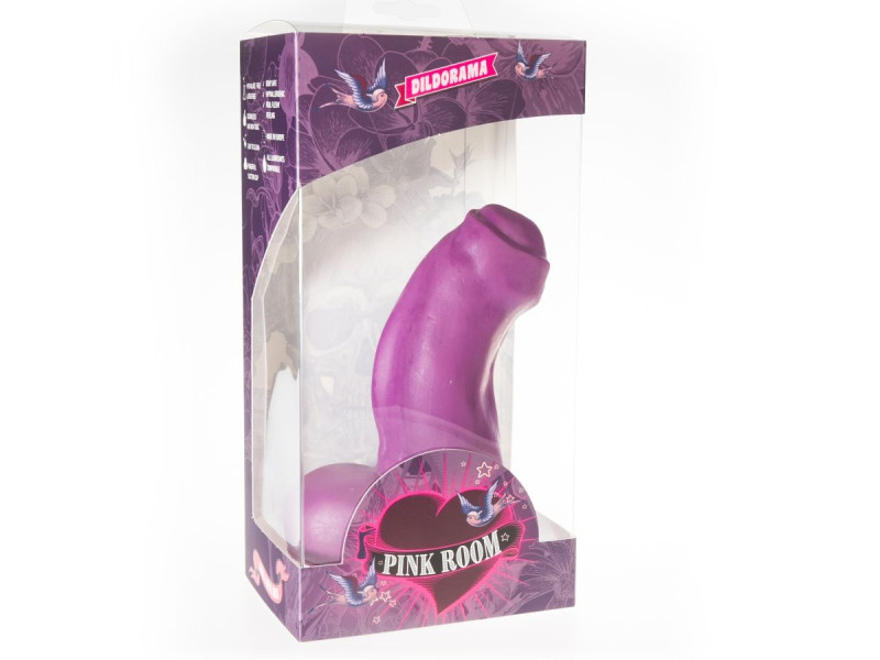 PINK ROOM - NESTOR REALISTIC DILDO PURPLE 16.5 CM