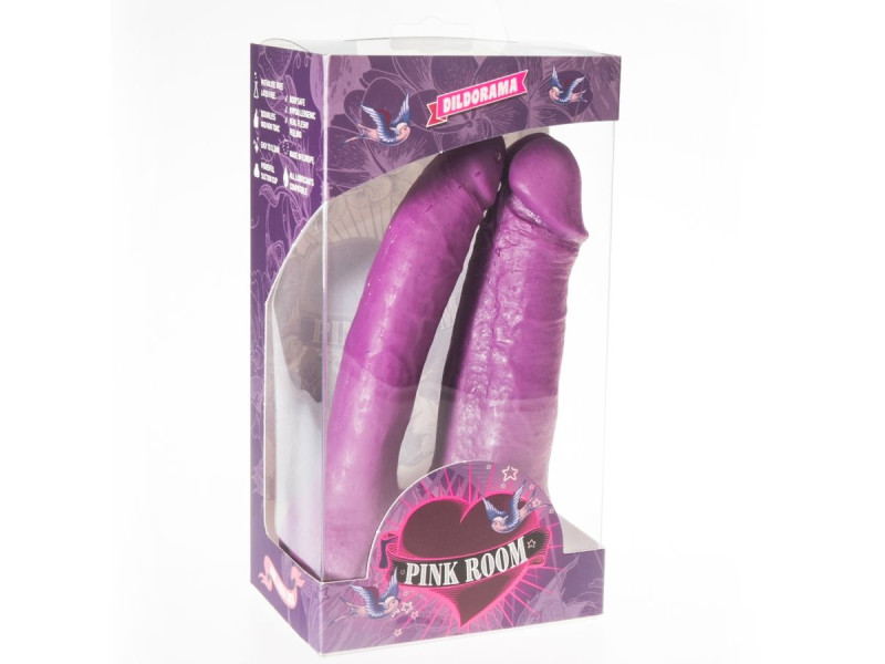 PINK ROOM - ARTHUS REALISTIC DILDO PURPLE 17CM/15.5CM