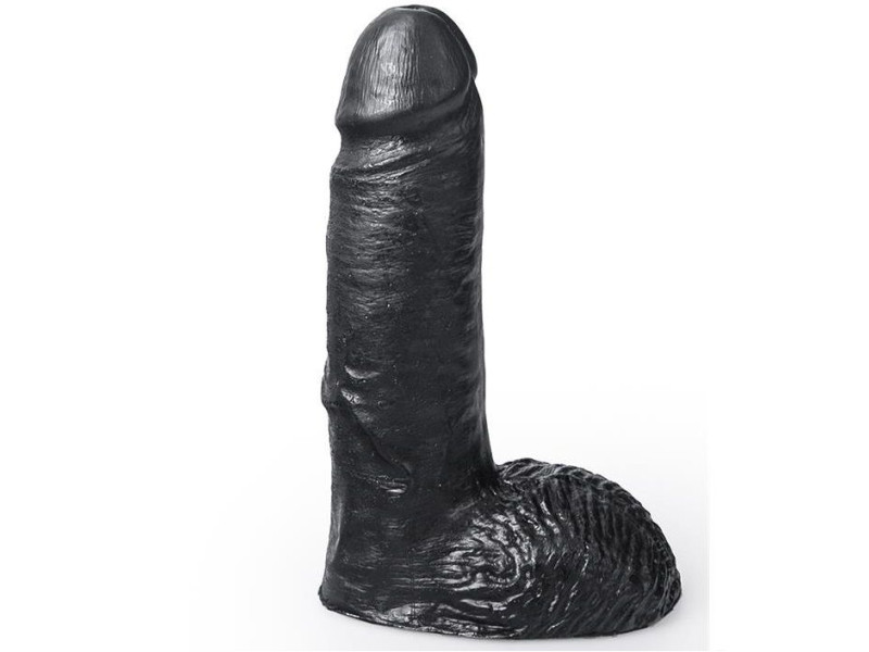 HUNG SYSTEM - REALISTIC DILDO BLACK COLOR CESAR 19 CM