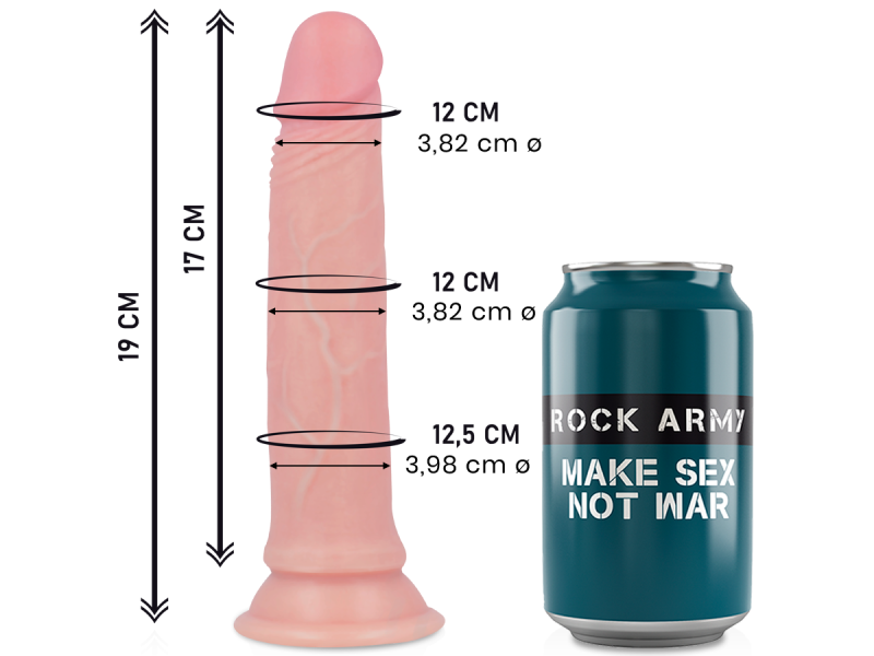 ROCKARMY - ROCKARMY LIQUID SILICONE PREMIUM AVENGER REALISTIC 19 CM -O- 3.98 CM