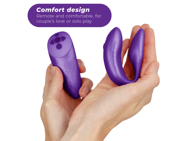 WE-VIBE - CHORUS VIBRATOR FOR COUPLES WITH LILAC SQUEEZE CONTROL