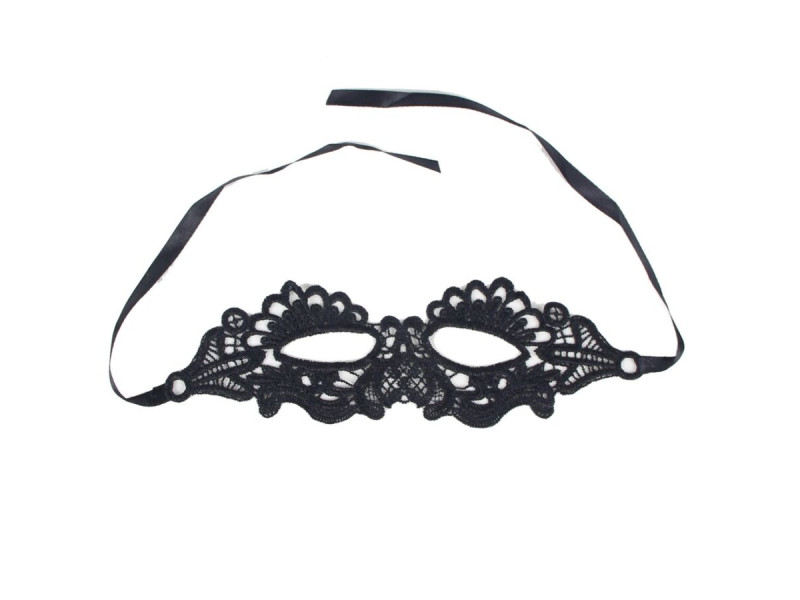 QUEEN LINGERIE - BLACK MASK ONE SIZE