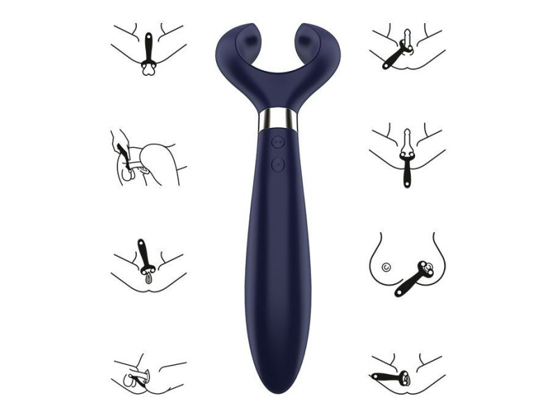 SATISFYER - ENDLESS FUN MULTI VIBRATOR 3 BLUE