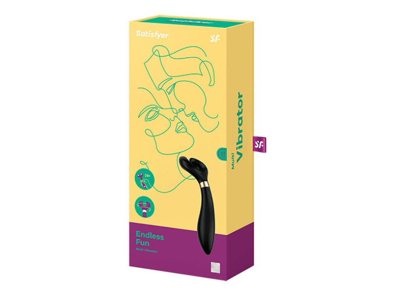 SATISFYER - ENDLESS FUN MULTI VIBRATOR 3 BLACK