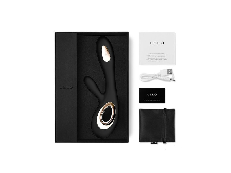 LELO - SORAYA WAVE VIBRATOR RABBIT BLACK