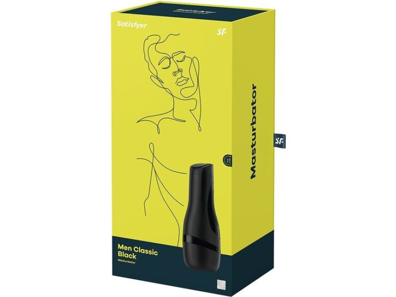 SATISFYER - MASTURBATOR MEN CLASSIC BLACK