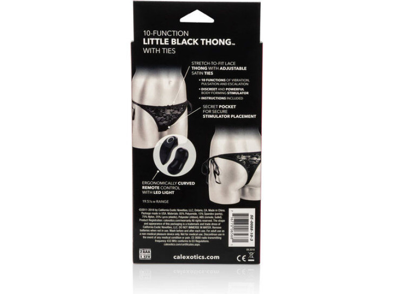 CALEXOTICS - 10 FUNCTION THONG WITH TIES