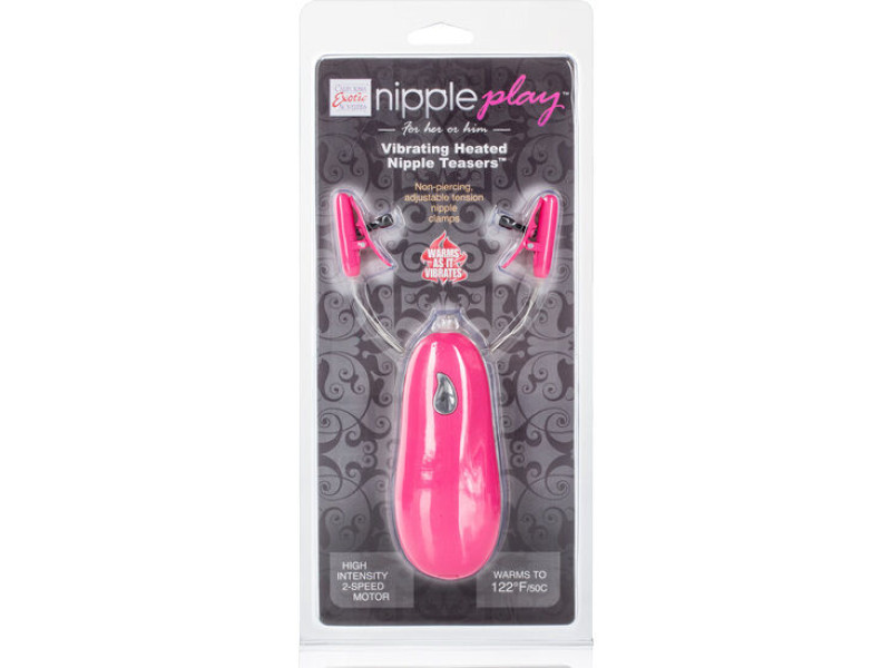 CALEXOTICS - VIBR HEATED NIPPLE TEASERS PINK