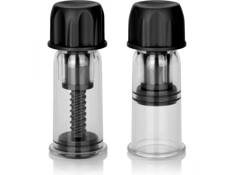 CALEXOTICS - VACCUM TWIST STIMULATING WAVES FOR NIPPLES BLACK