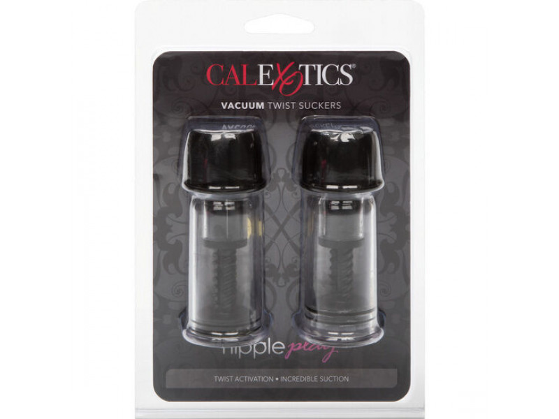 CALEXOTICS - VACCUM TWIST STIMULATING WAVES FOR NIPPLES BLACK