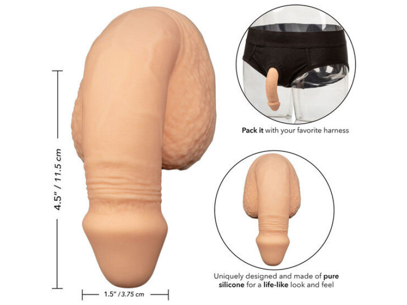 CALEXOTICS - SILICONE PACKING PENIS 12.75 CM FLESH