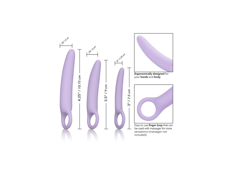 CALEXOTICS - DR LAURA BERMAN ALENA SET OF 3 SILICONE DILATORS