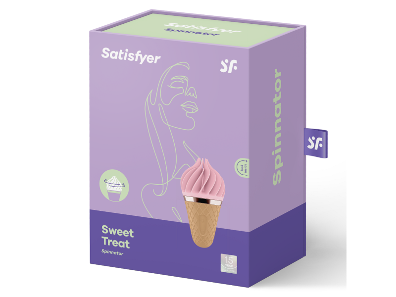 SATISFYER - SWEET TREAT SPINNATOR BROWN & PINK