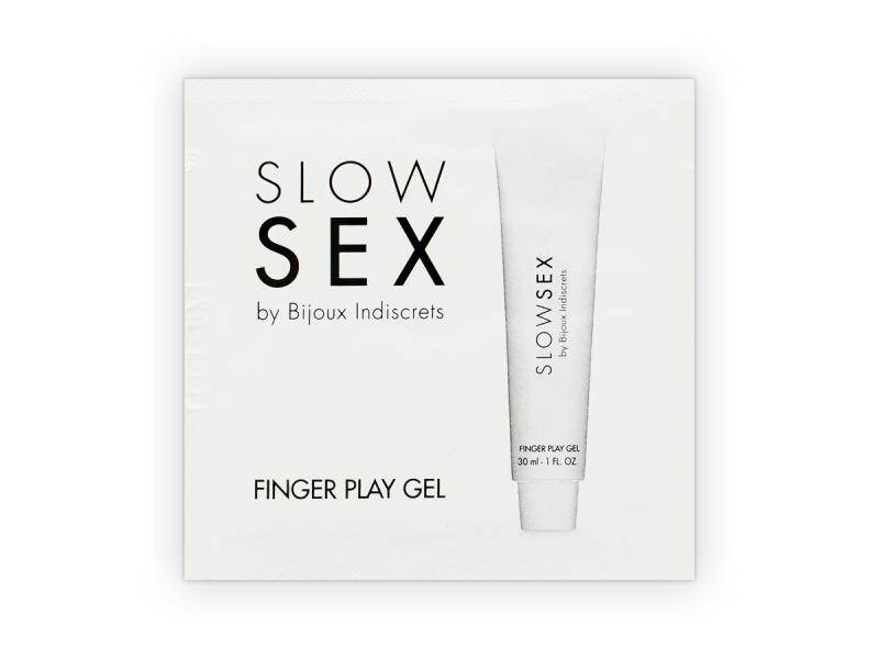 BIJOUX - SLOW SEX MASSAGE GEL WITH FINGER PLAY SINGLE DOSE