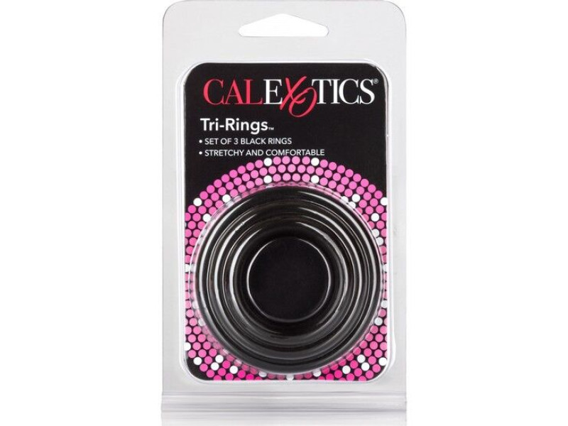 CALEXOTICS - TRI-RINGS BLACK