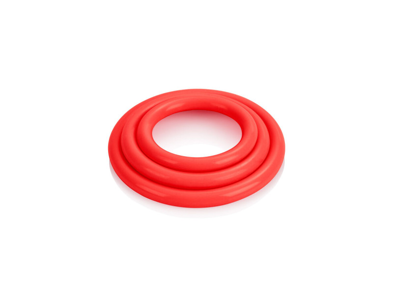 CALEXOTICS - TRI-RINGS SET RED