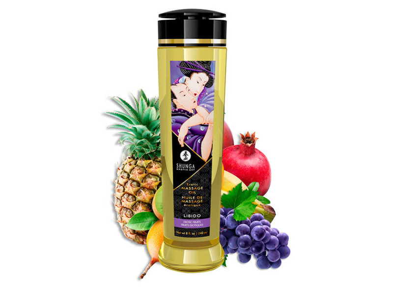 SHUNGA - EROTIC MASSAGE OIL LIBIDO 240 ML