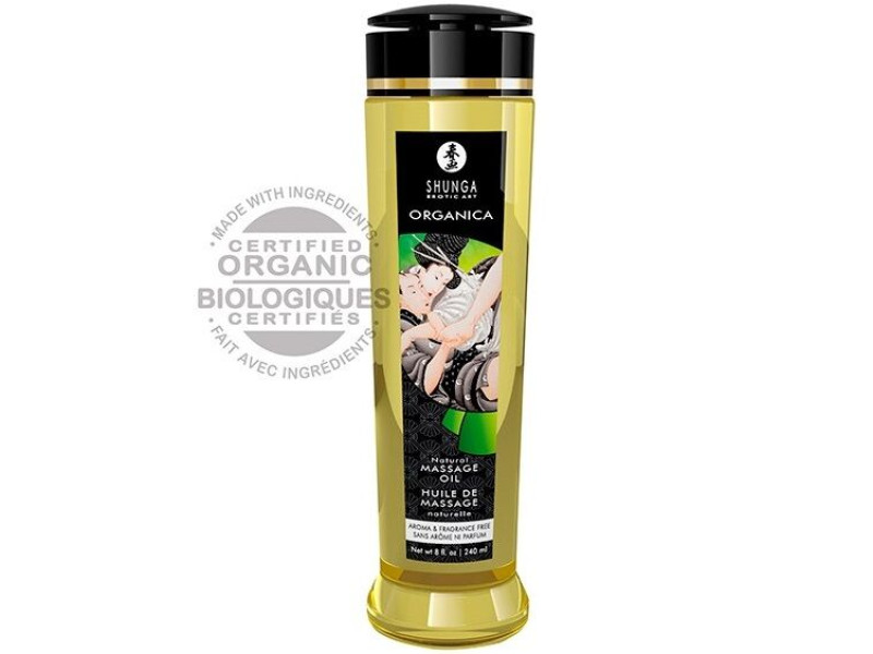 SHUNGA - NATURAL ORGANIC MASSAGE OIL 240 ML