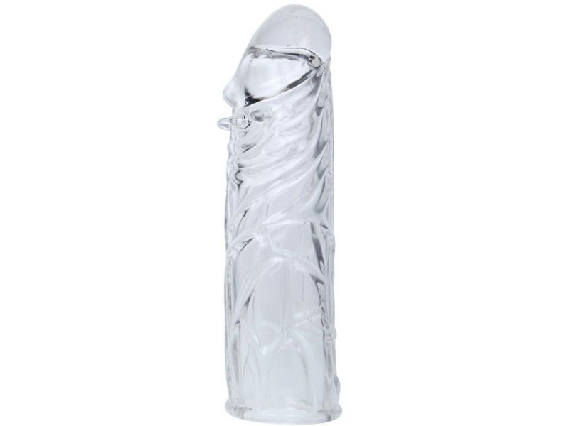 BAILE - TRANSPARENT SILICONE PENIS COVER 13 CM