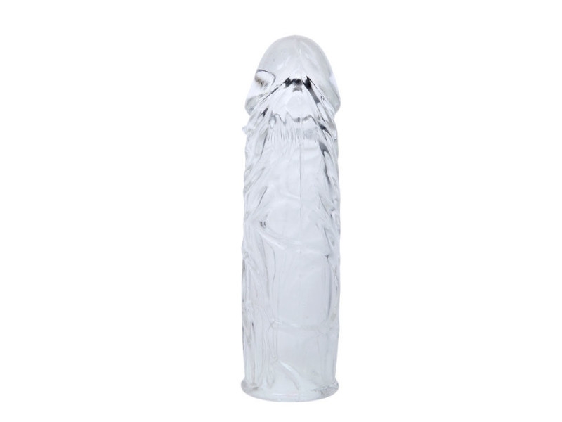 BAILE - TRANSPARENT SILICONE PENIS COVER 13 CM