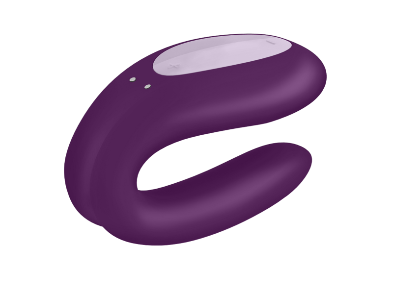 SATISFYER - DOUBLE JOY CON APP PURPLE