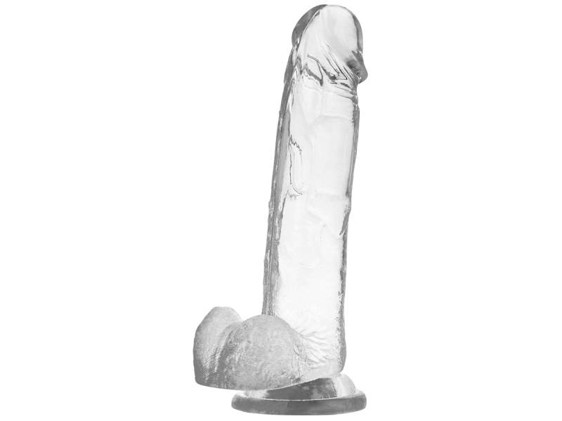 X RAY - CLEAR COCK WITH BALLS 22 CM -O- 4.6 CM