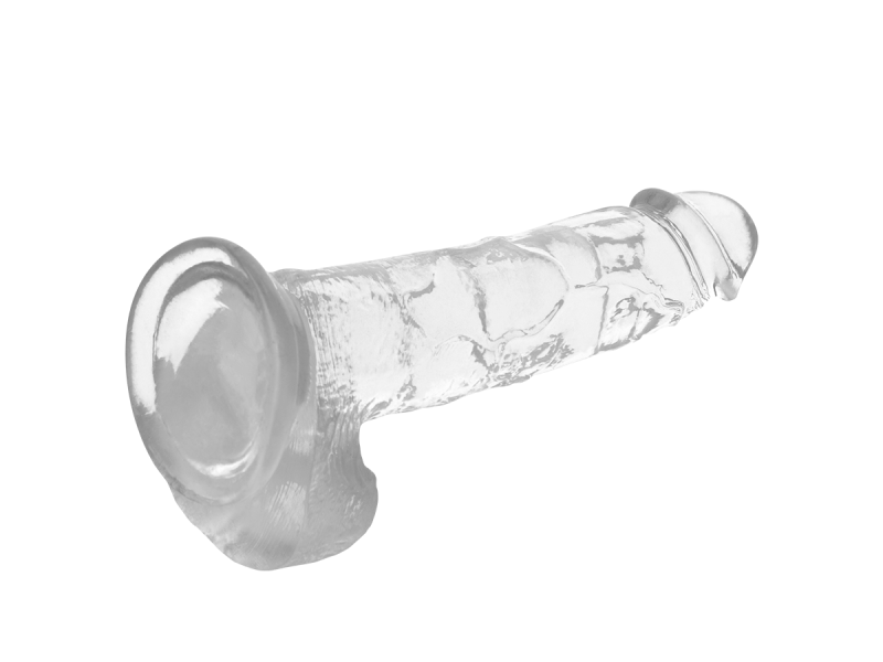 X RAY - CLEAR COCK WITH BALLS 22 CM -O- 4.6 CM