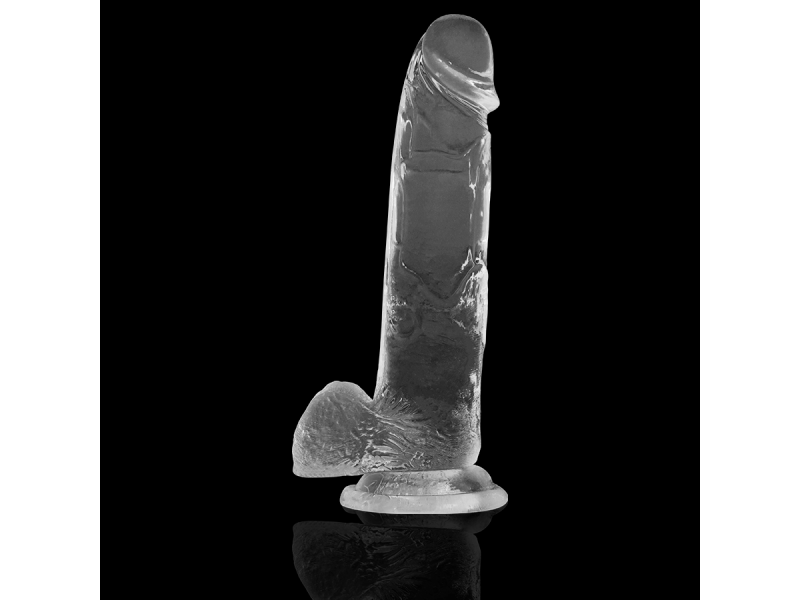 X RAY - CLEAR COCK WITH BALLS 22 CM -O- 4.6 CM