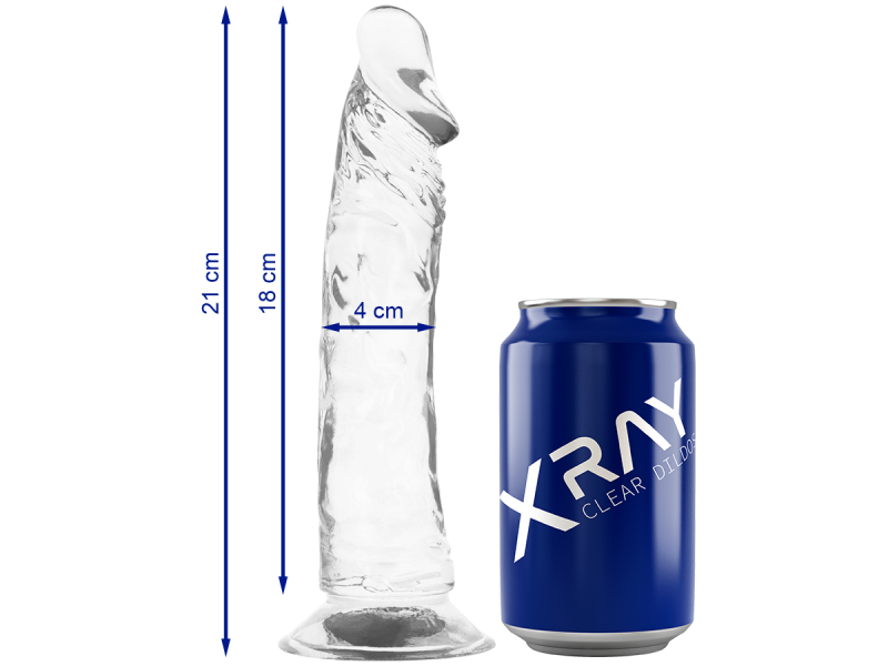 X RAY - CLEAR COCK 21 CM -O- 4 CM