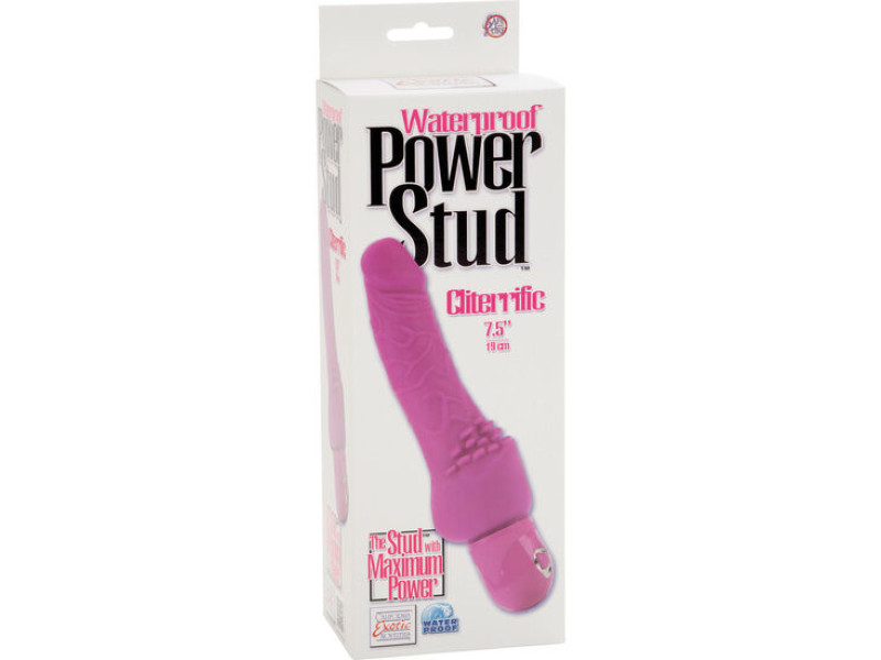 CALEXOTICS - POWER STUD CLITERRIFIC PINK VIBRATOR
