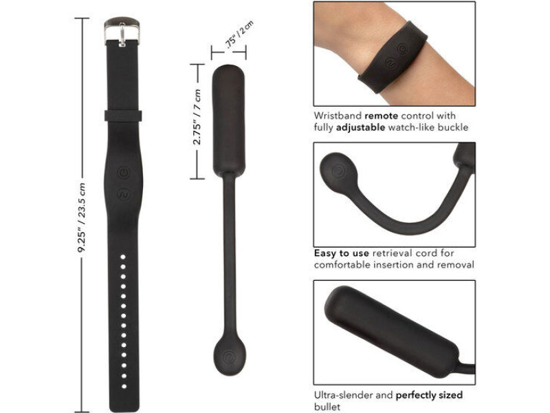 CALEXOTICS - WRISTBAND REMOTE PETITE BULLET