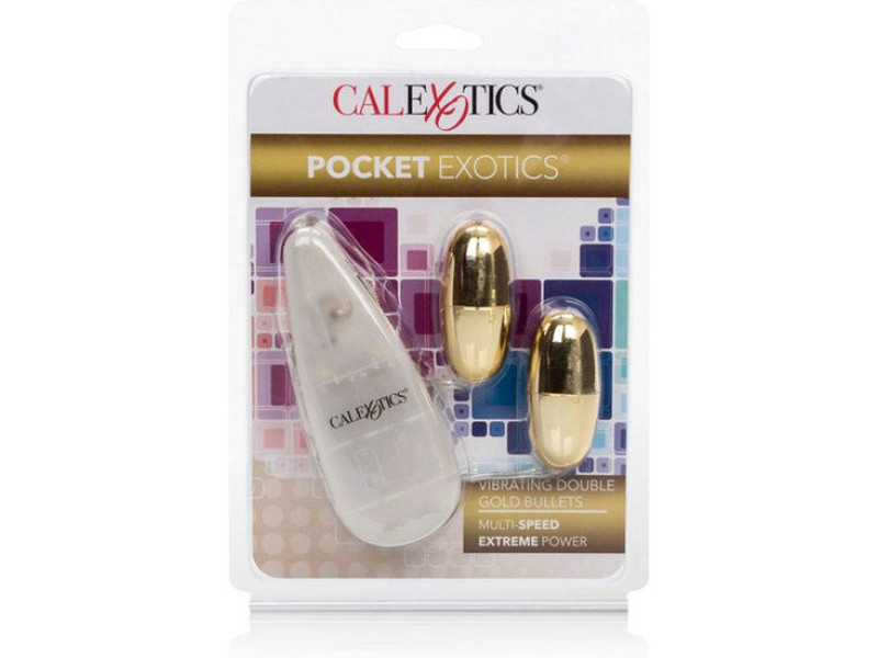 CALEXOTICS - VIBRATING BULLETS GOLD DUO