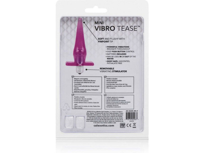 CALEXOTICS - MINI VIBRO TEASE PINK