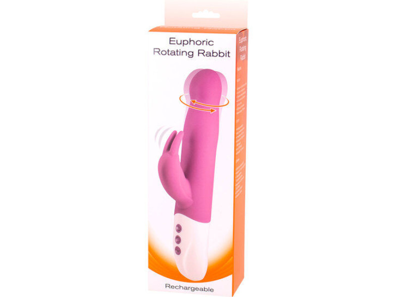 SEVEN CREATIONS - EUPHORIC BUNNY VIBRATOR WITH LILAC ROTATION