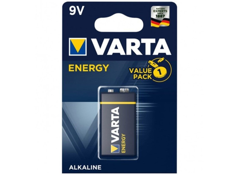 VARTA - ENERGY BATTERY  9V LR61 1 UNIT