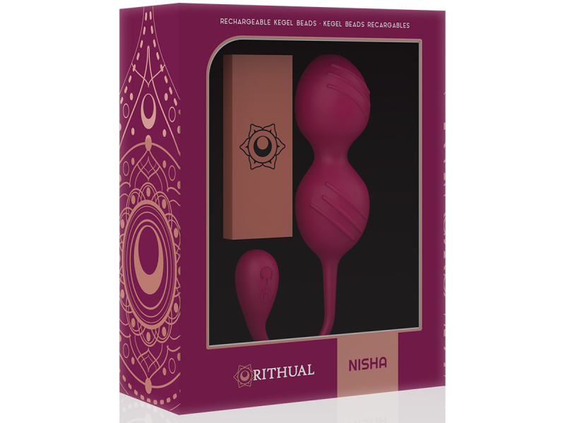 RITHUAL - NISHA RECHARGEABLE VIBRATING KEGEL BALLS ORCHID