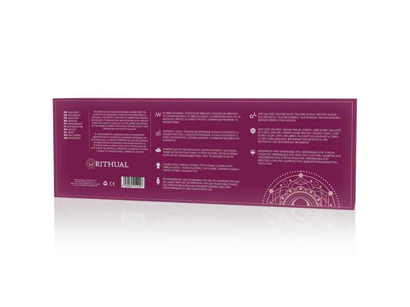 RITHUAL - POWERFUL RECHARGEABLE AKASHA WAND 2.0 ORCHID