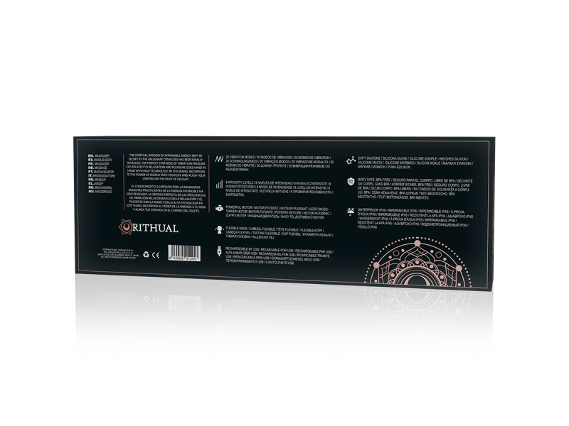 RITHUAL - POWERFUL RECHARGEABLE AKASHA WAND 2.0 BLACK