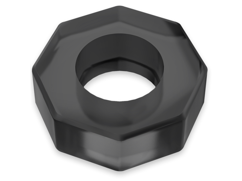 POWERING - SUPER FLEXIBLE AND RESISTANT PENIS RING 5CM PR10 BLACK