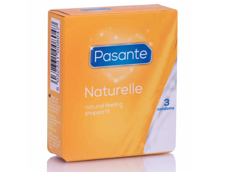 PASANTE - NATURELLE CONDOM 3 PACK