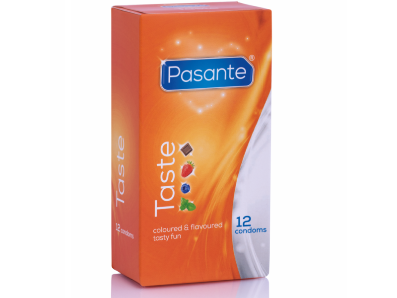 PASANTE - CONDOMS FLAVORS 12 UNITS