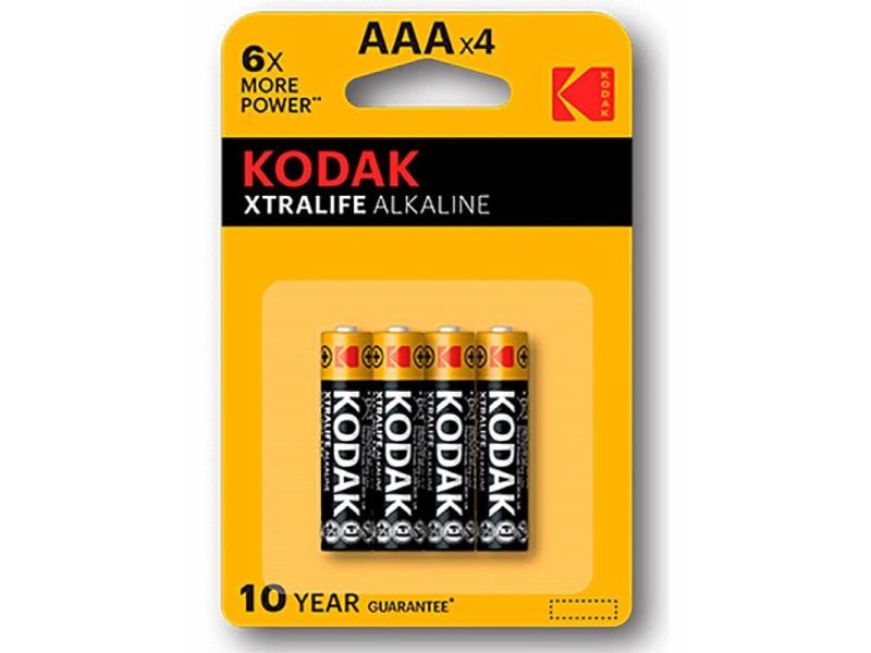 KODAK - XTRALIFE ALKALINE BATTERY AAA LR03 BLISTER * 4