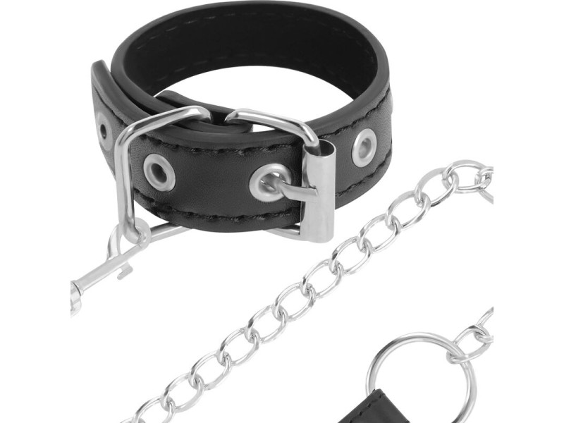 DARKNESS - PENIS RING WITH STRAP