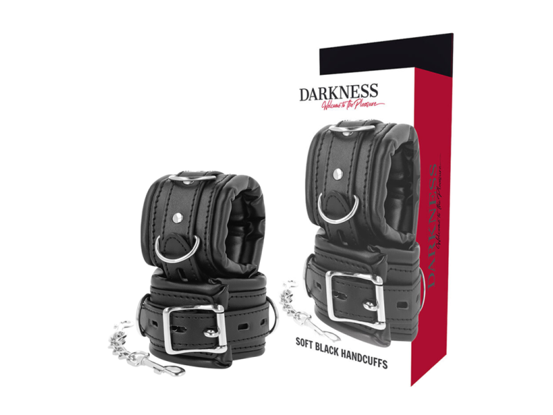 DARKNESS - PADDED BDSM HANDCUFFS