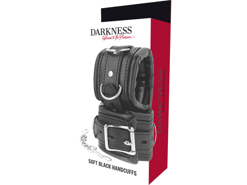 DARKNESS - PADDED BDSM HANDCUFFS