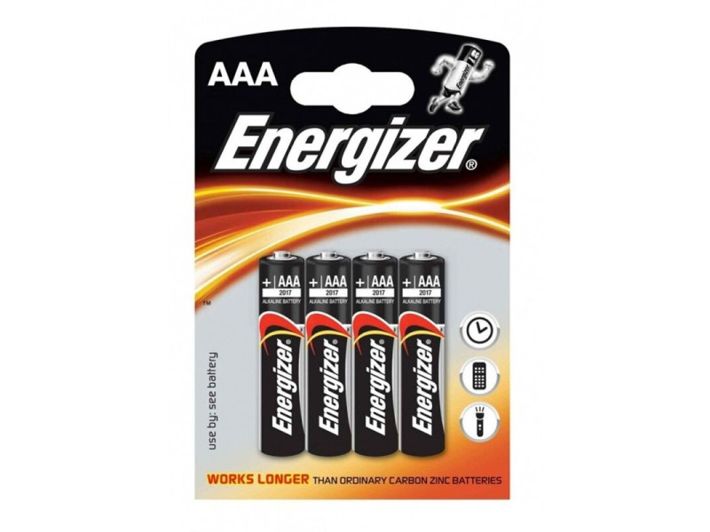 ENERGIZER - ALKALINE POWER BATTERY AAA LR03 *4