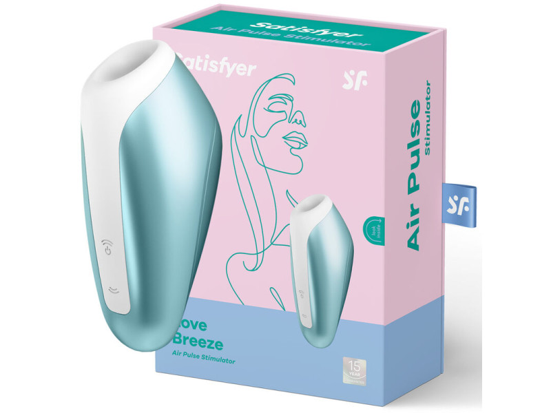 SATISFYER - LOVE BREEZE SUCTIONER ICE BLUE