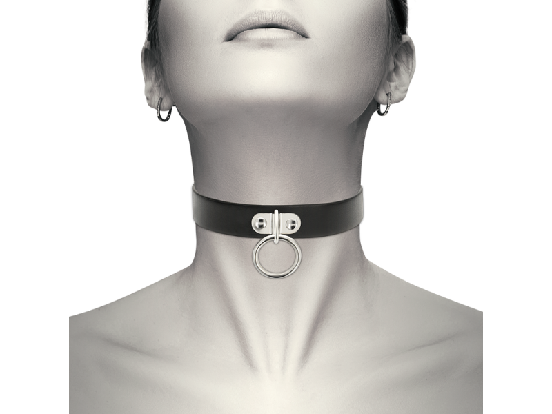 COQUETTE CHIC DESIRE - VEGAN LEATHER NECKLACE WOMAN FETISH ACCESSORY