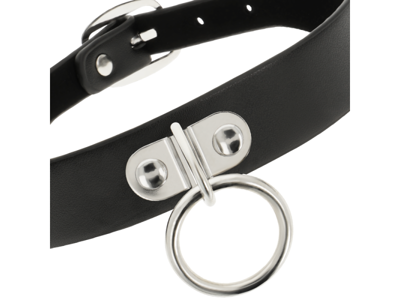 COQUETTE CHIC DESIRE - VEGAN LEATHER NECKLACE WOMAN FETISH ACCESSORY