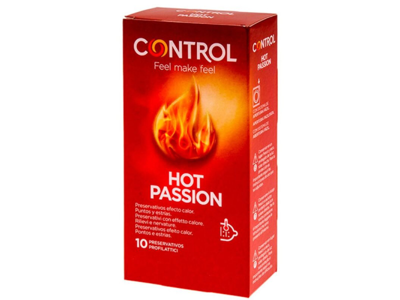 CONTROL - HOT PASSION WARMING EFFECT 10 UNITS